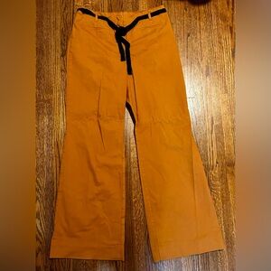 Maeve by Anthropologie Wide Leg Pants with Belt.